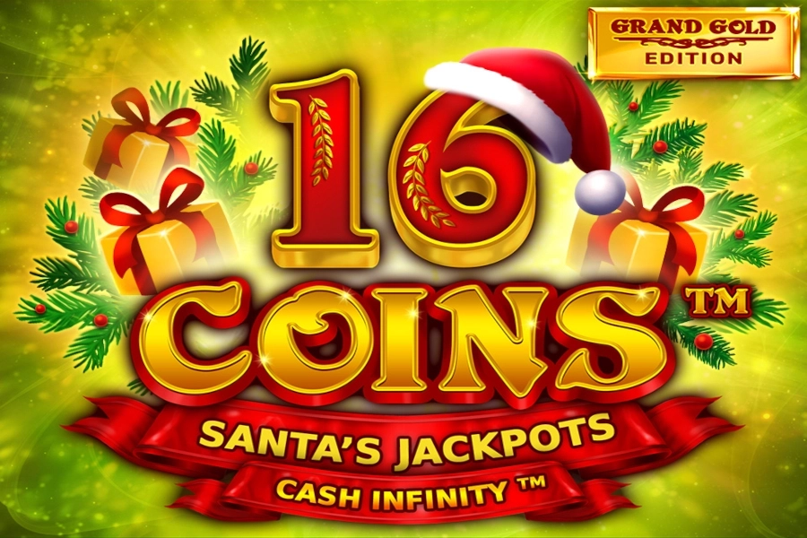 25014 16 coins grand gold edition santas jackpots